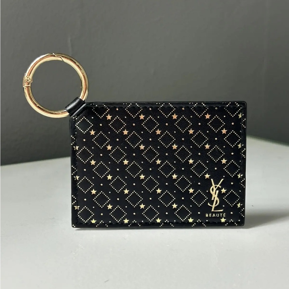 YSL Beauty Black & Gold Star Mirror / Bag Charm